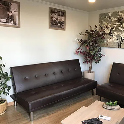 Sala de espera para clientes